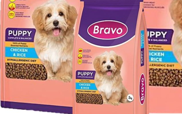 BRAVO PUPPY CHICKEN 8KG